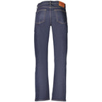 Calvin Klein Blue Cotton Men's Jean Crafted for Elegance and Comfort
