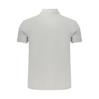 Napapijri Gray Cotton Men's Polo Shirt