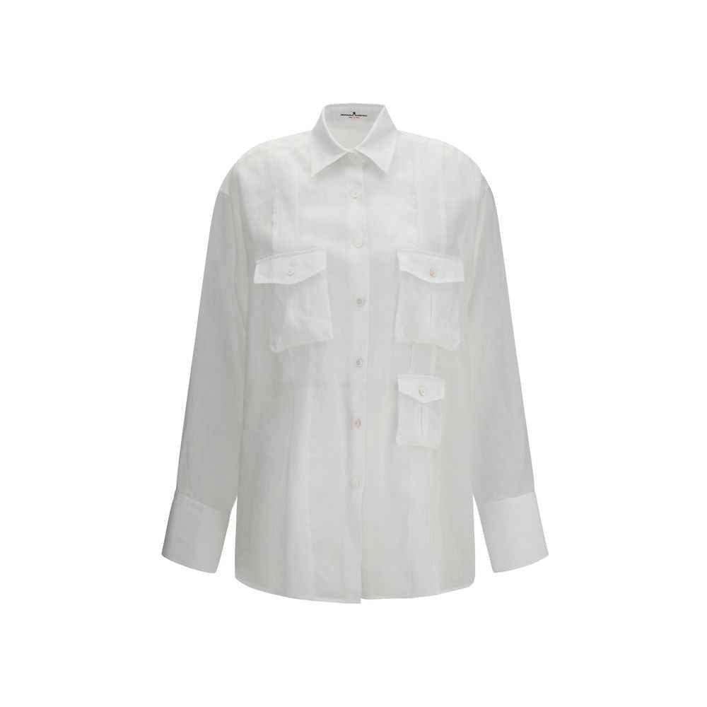 Ermanno Scervino White Ramie Shirt
