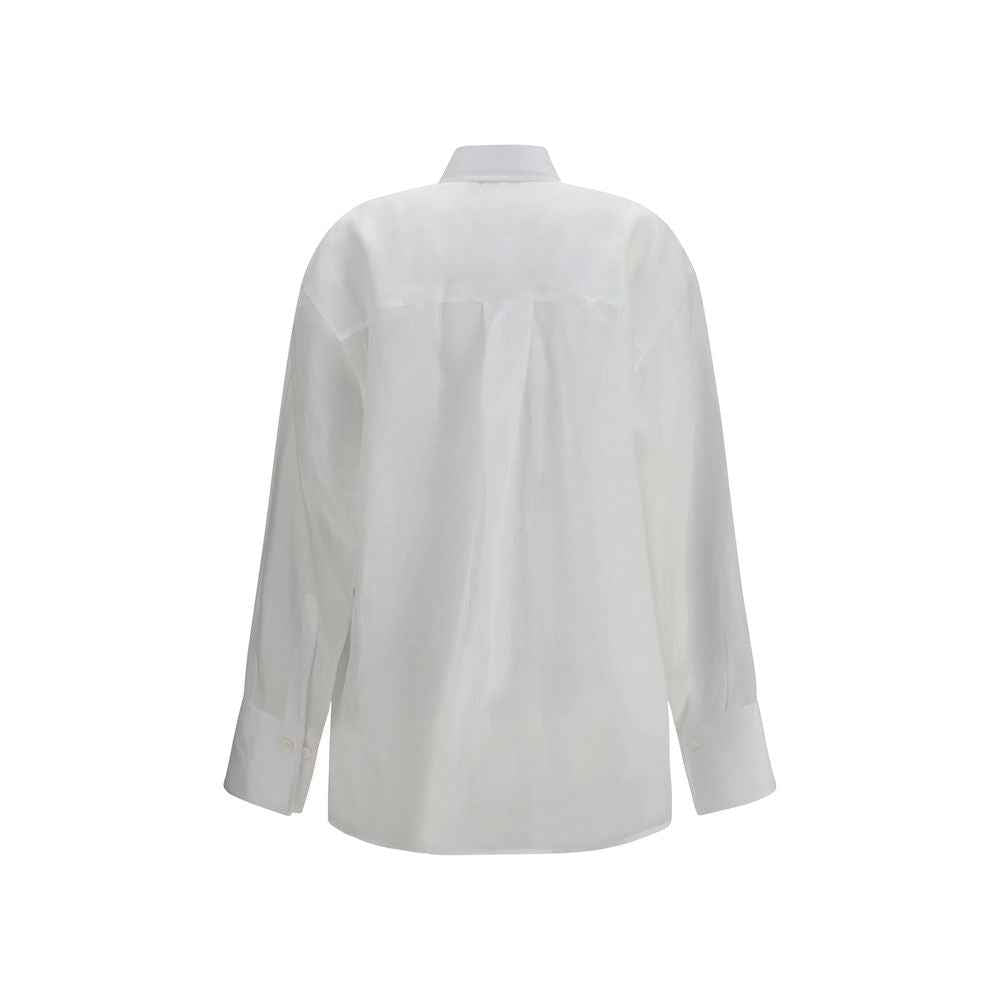Ermanno Scervino White Ramie Shirt