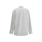 Ermanno Scervino White Ramie Shirt