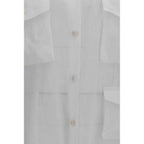 Ermanno Scervino White Ramie Shirt