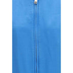 Versace Blue Silk Bomber