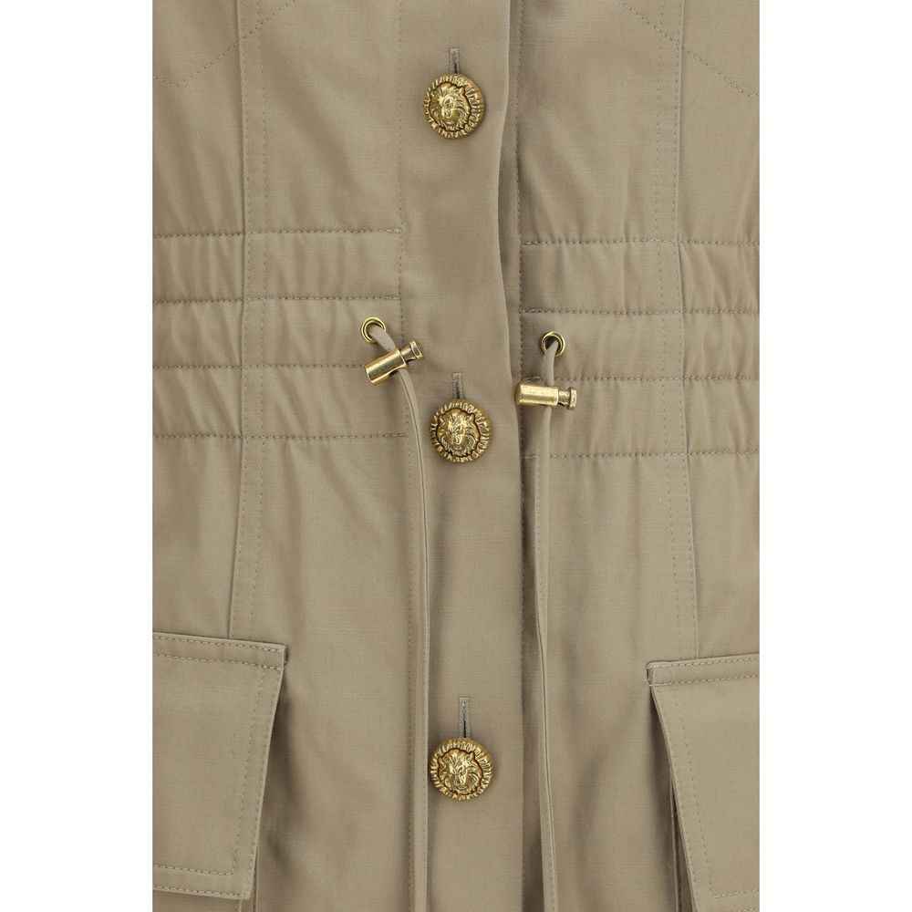Balmain Beige Cotton Casual Dress