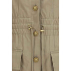Balmain Beige Cotton Casual Dress