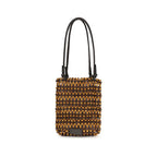Staud Brown Wood Shoulder Bag