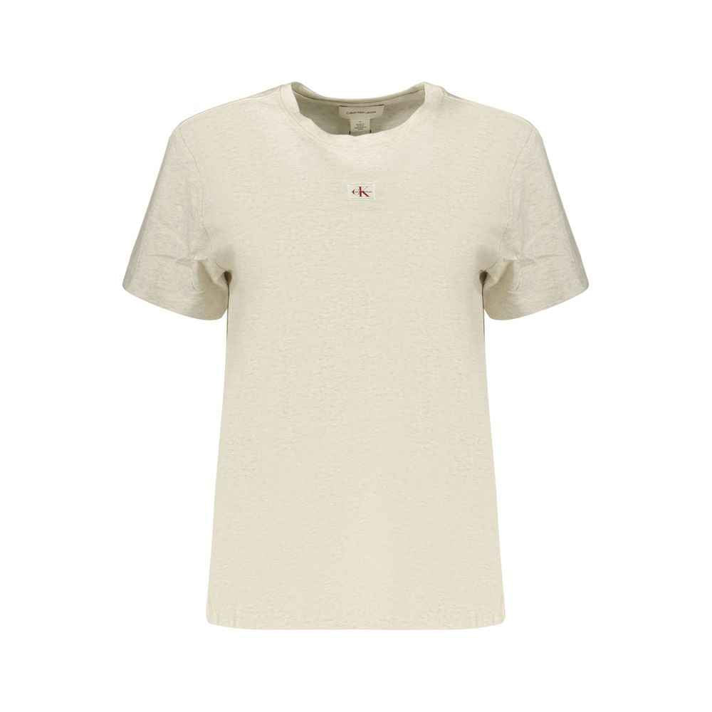 Calvin Klein Gray Cotton Women's T-Shirt