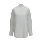 Ermanno Scervino White Cotton Dress Shirt