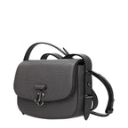 Jimmy Choo Gray Leather Shoulder Bag
