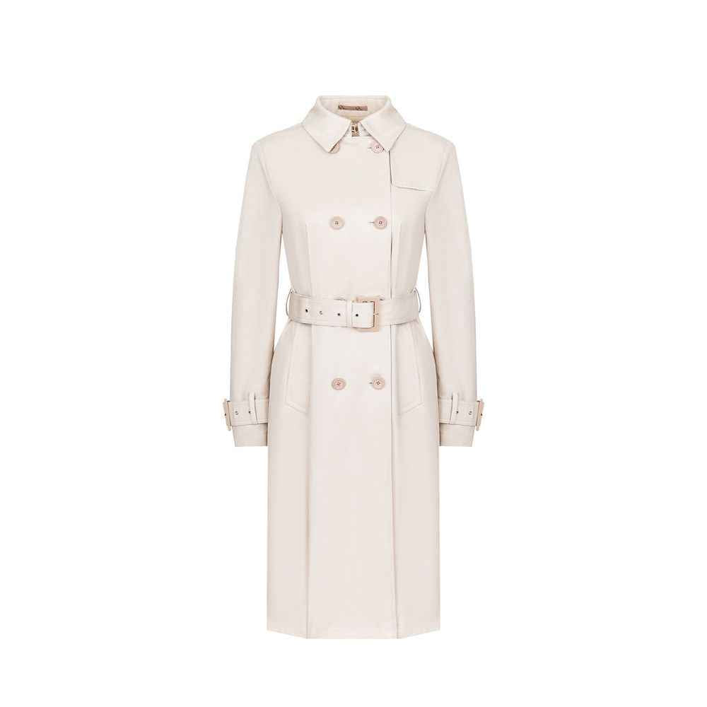 Herno White Cotton Coat