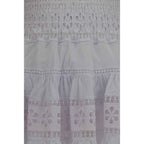 Charo Ruiz White Cotton Casual Dress