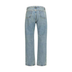 Maison Margiela Blue Cotton Straight-Leg Jeans