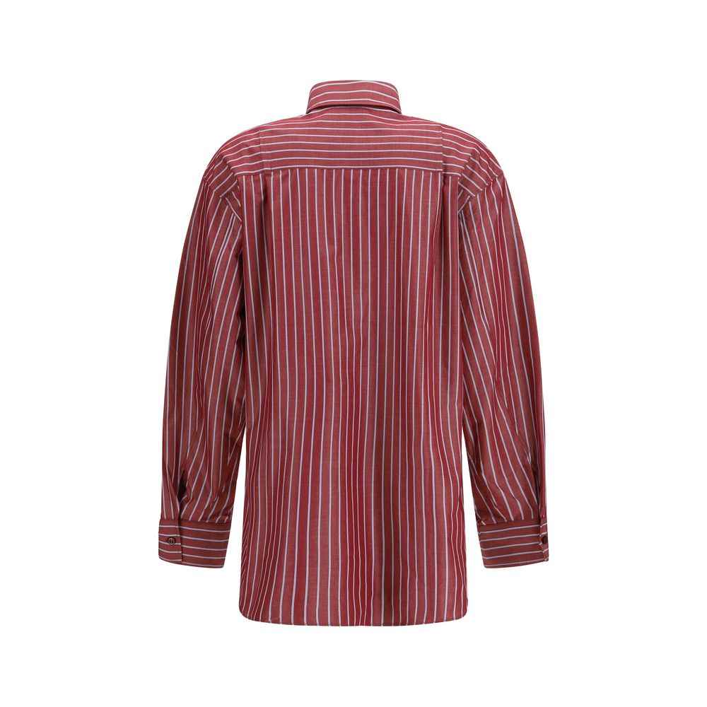 The Andamane Bordeaux Polyester Pattern Shirt
