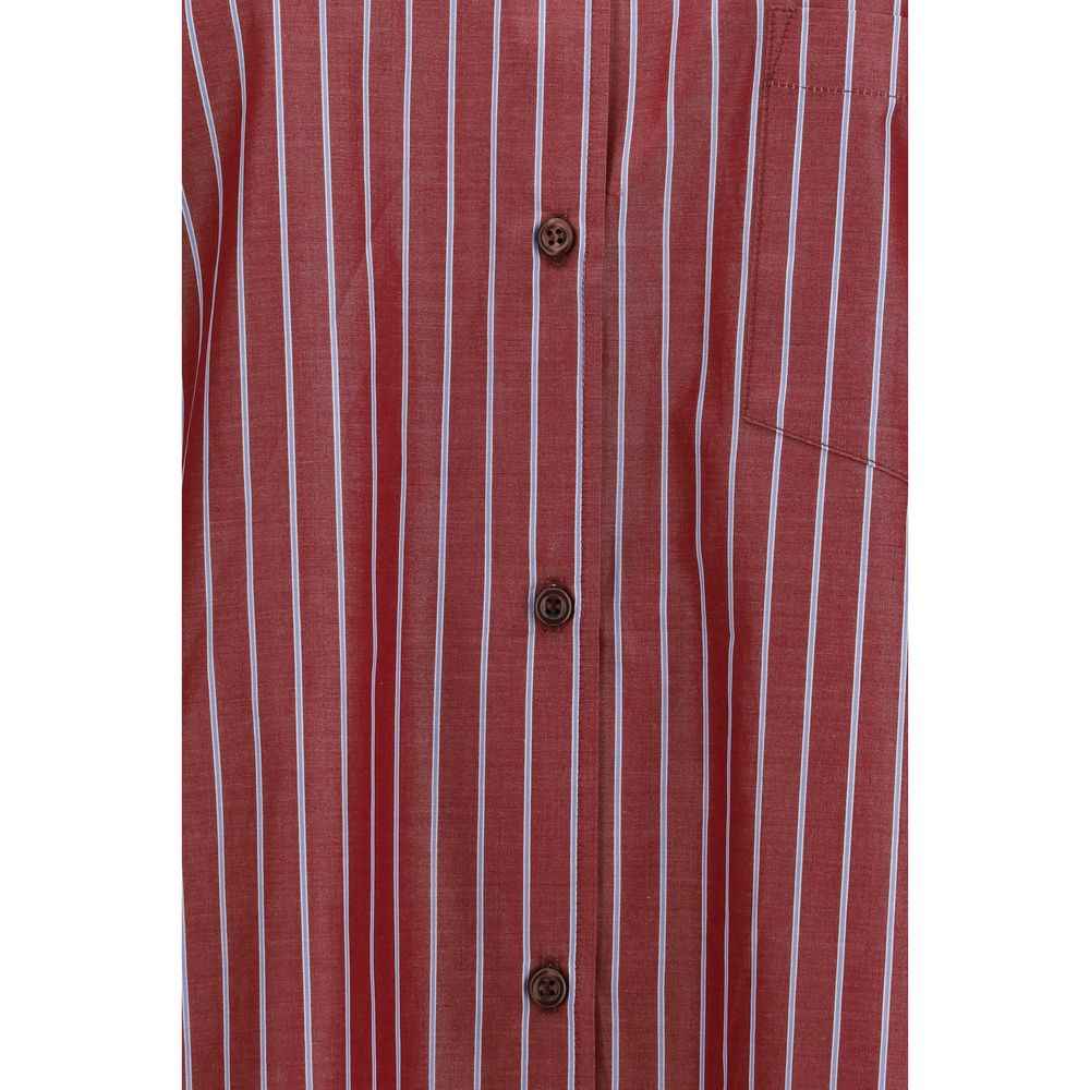 The Andamane Bordeaux Polyester Pattern Shirt