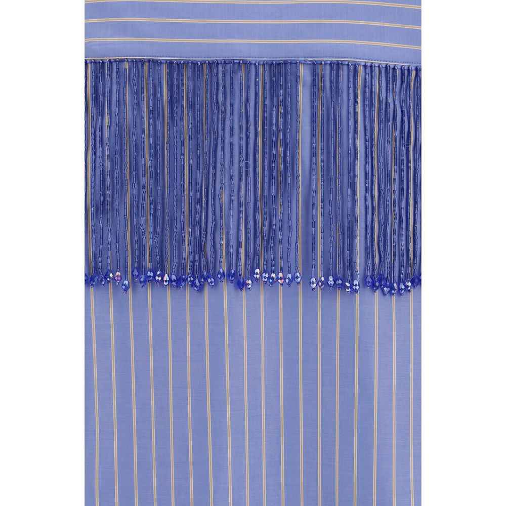 The Andamane Blue Cotton Dress Shirt