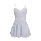Charo Ruiz White Cotton Casual Dress