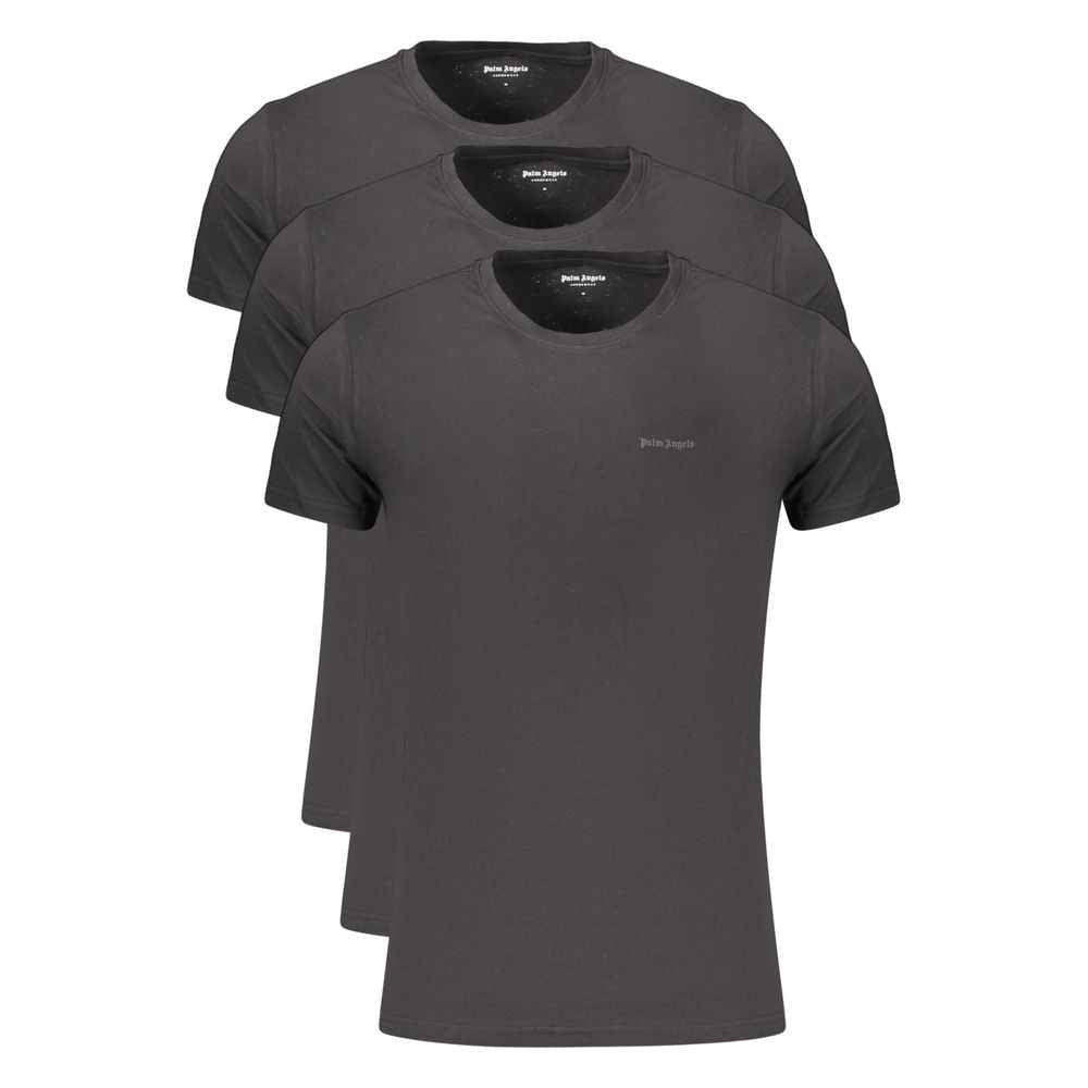 Palm Angels Nero Cotton Men's T-Shirt