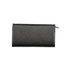 Mario Valentino Black Polyurethane Women's Wallet