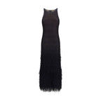 Giorgio Armani Blue Polyamide Cocktail Dress