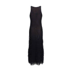 Giorgio Armani Blue Polyamide Cocktail Dress