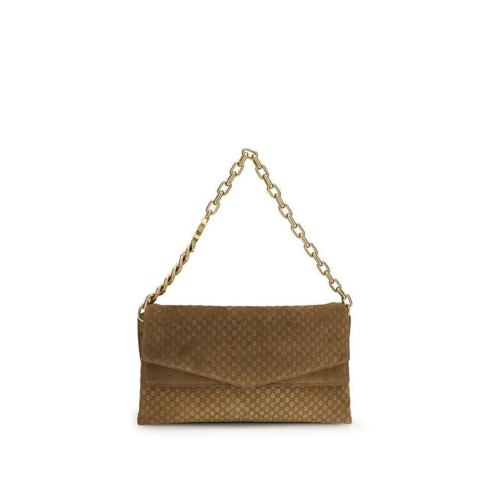 Gucci Beige Calf Leather Bos Taurus Handbag