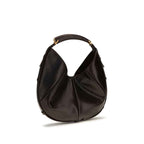 Saint Laurent Brown Calf Leather Bos Taurus Shoulder Bag