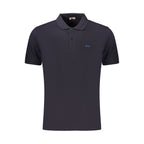 Rifle Blue Cotton Men's Polo Shirt