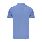 Rifle Blue Cotton Men's Polo Shirt