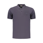 Rifle Blue Cotton Men's Polo