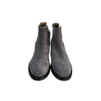 Borbonese Grey Leather Women Boot