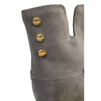 Borbonese Grey Leather Women Boot