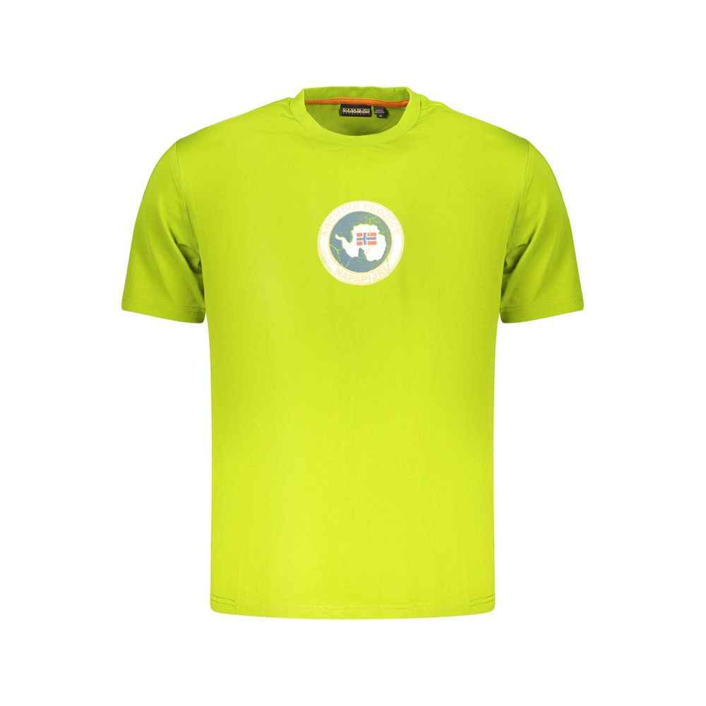 Napapijri Green Cotton Men's T-Shirt