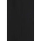 Calvin Klein Black Viscose Full-Length Jacket