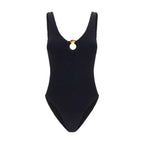 Hunza G Black Polyamide One-Piece Swimsuit