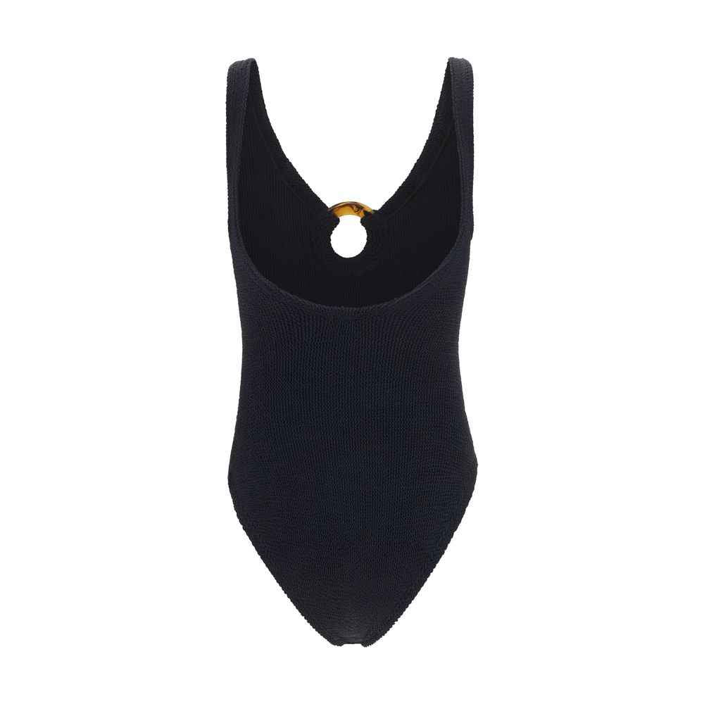 Hunza G Black Polyamide One-Piece Swimsuit