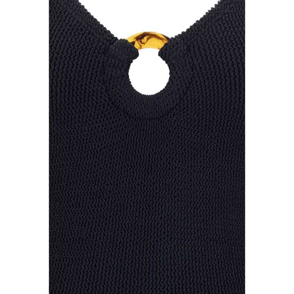 Hunza G Black Polyamide One-Piece Swimsuit