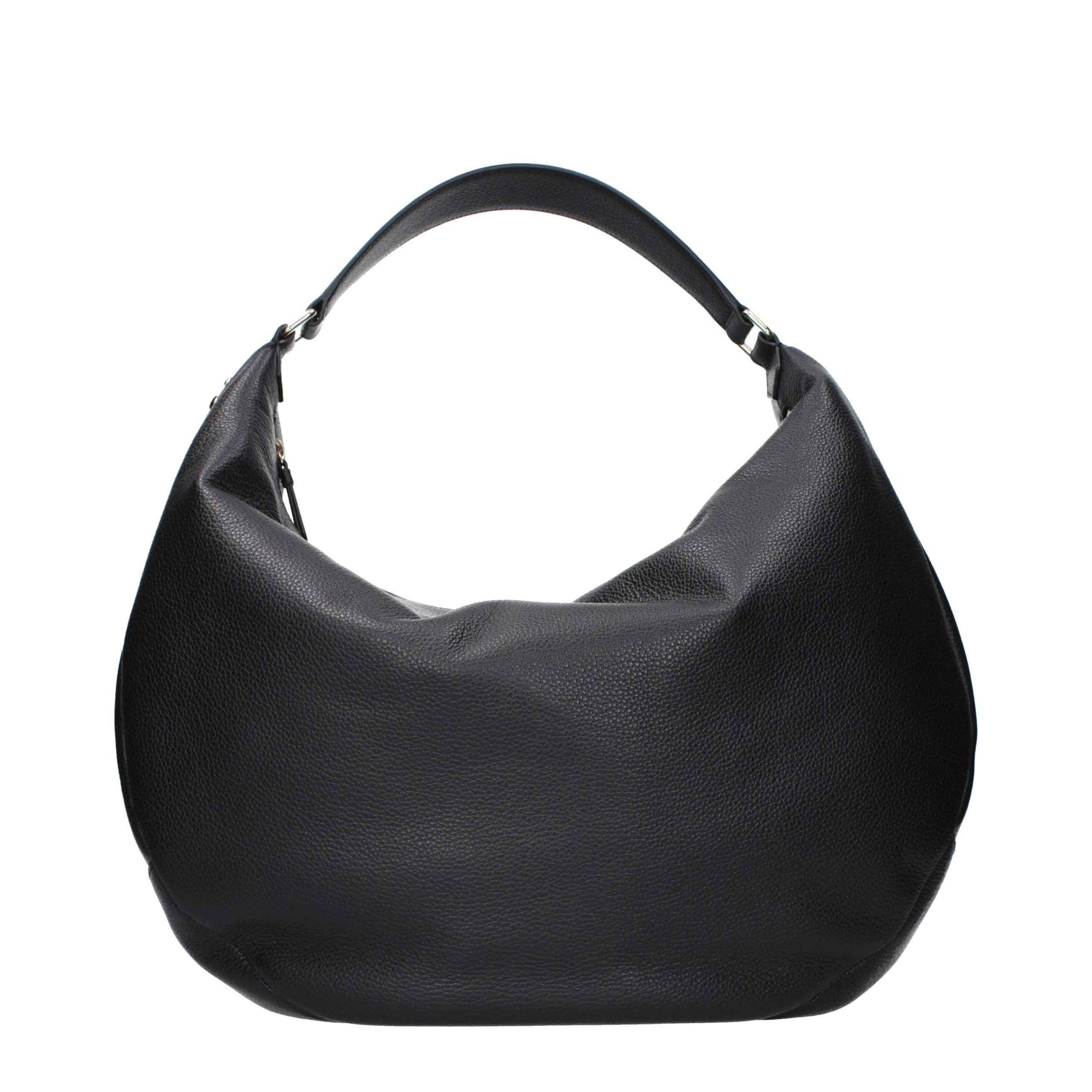Jimmy Choo Black Leather Shoulder Bag