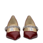 Jimmy Choo Red Leather High Heel Pumps