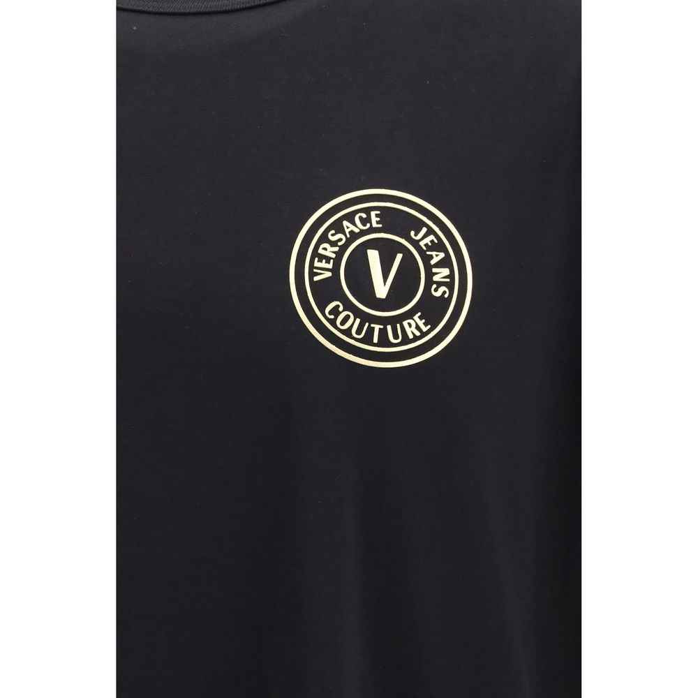 Versace Jeans Black Cotton T-Shirt