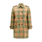 Burberry Multicolor Polyester Trench Coat