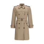 Burberry Brown Silk Trench Coat