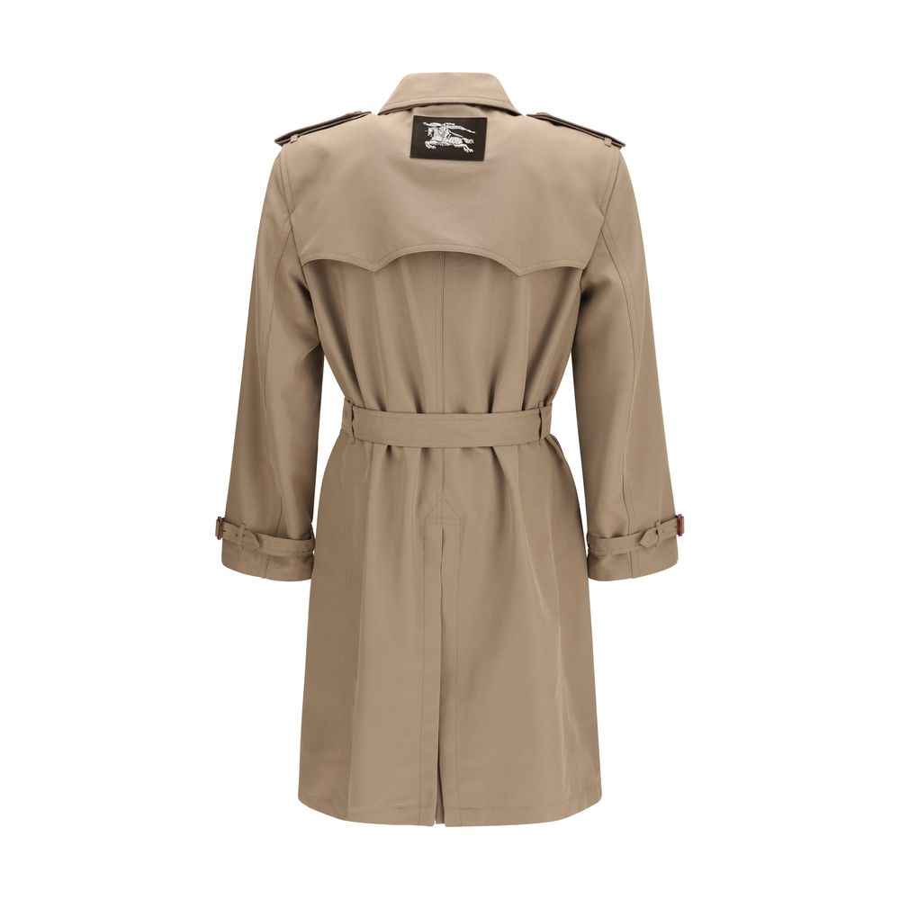 Burberry Brown Silk Trench Coat