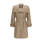 Burberry Brown Silk Trench Coat