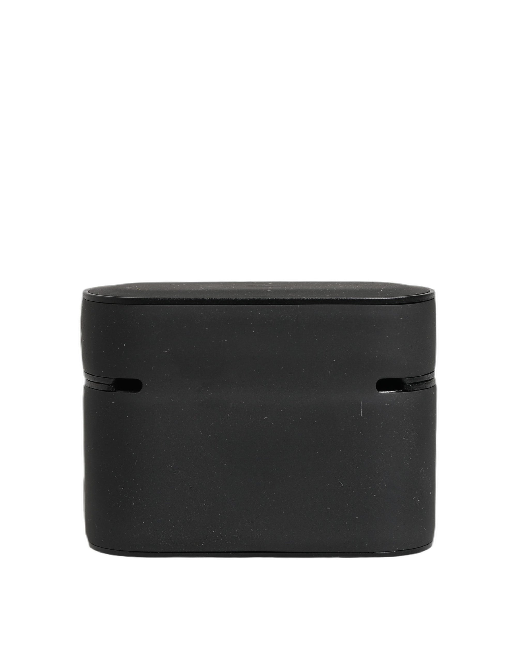 Dolce & Gabbana Case Black PVC Embossed Logo Flip Holder Women Airpods