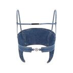 Marine Serre Blue Denim Shirt