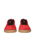 Valentino Garavani Red Leather Low Top Sneakers