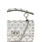 Valentino Garavani Silver Lamb Ovis Aries Aries Handbag
