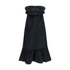 Saint Laurent Black Polyester Casual Dress