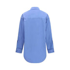 Balenciaga Blue Cotton Shirt