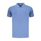 Coveri Moving Blue Cotton Men's Polo Shirt